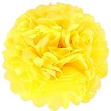 6 Zoll 15 cm Papierlaterne Wabenball Papier Blumenball Geburtstag Hochzeit Party Dekoration Dekor Geschenk Handwerk DIY Laterne-zhq Zitronengelb, 15 cm