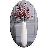 Bodenvase Groß Weiß Moderne Bodenvase Keramik 68cm Große Bodenvase Fur Pampasgras Trockenblumen Dekozweige Kunst Plastik Kunstblume Hohe Standvase Simple Geschenk Zuhause (S : 61cm)