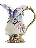 Schmetterling im Glas Keramik Europäische Amerikanische Vase Home Dekorative Artikel Restaurant Handbemalte Moderne Kunst Vase