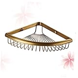 Abaodam Wandmontierte Regale Zur Aufbewahrung Retro-Aufbewahrungsregal Aufbewahrungsregal Wandmontage Badezimmer-Organizer Regal Sektor-Aufbewahrungskorb