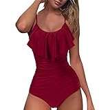 shesuseke Bikini Damen Set mit BüGel Zweiteiler Bikini-Sets Push Up Badebekleidung Strandmode High Waist Badeanzüge Push Up Zweiteiliger Badeanzug für Frauen