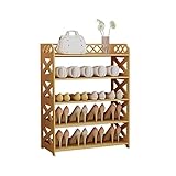 SAAKO Schuhregal Multifunktionale Schuhregale 5 Etagen freistehende Schuhregale Korridor Schuhregal für Zuhause Wohnzimmer Schuhaufbewahrung Organizer Platzsparend