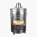 Feuertonne für Den Garten, Verbrennungstonne, Brennfass Aus Edelstahl, Brennfass für Gartenabfälle, Altpapier, Laubgarten-verbrennungsanlage, Feuertonne, Brennendes Laubpapier