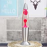 MIDUOLAI 33 Cm/41 Cm Große Lavalampe,Partyspaß Licht,Nachtlichtlampe Mit Für Kinder Jungen Mädchen Schlafzimmer Geschenk,Rot,41 cm