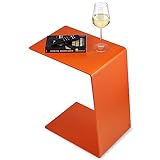 ECHTSTAHL RHEINKANT® KÖBES Design Beistelltisch Reinorange Made in Germany. Aus hochwertigem pulverbeschichtetem Stahl. 4 Aufstellmöglichkeiten Couchtisch, Sofatisch, Kaminholzregal.