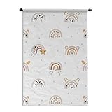 Tapisserie Kinderzimmer Muster - Kindermuster mit niedlichen Regenbogen Wandteppich Baumwolle 60x90 cm - Wandteppich mit Foto
