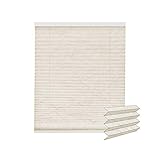 Victoria M. Plissee Standard Crush-Stoff, Plissee Sonnenschutz, Feuchtraum-Geeignet, Pflegeleichter Plisseestoff, 100 x 240 cm Creme, Crush Stoff