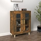 JUNZAI Sideboard, Schlafzimmer Kommode, KomodenFlurmöbeln, KüchenFlurmöbeln, Commode, Flurkommode, Flurmöbeln, Schlafzimmerkommode, Räuchereiche 69,5x34x90 cm Holzwerkstoff