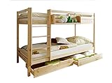 Ticaa Etagenbett Stockbett Rene Kiefer massiv Natur