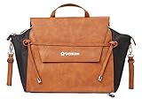 Shoulder Bag und Rucksack in Lederoptik cognac