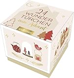 Adventskalender in der Box. 24 Wundertürchen zum Advent: Kärtchen mit Überraschungseffekt | Mini-Adventskalender in dekorativer Box, ideal zum Verschicken