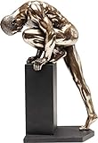 Kare Design Deko Objekt Nude Man Stand Bronze 35cm, Bronzefarbene Skulptur, Nackter Mann, (H/B/T) 35,5x25,5x12,5cm