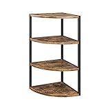 Vicco Eckregal Wandregal Holzregal Regalsystem Aktenregal Ordnerregal Hochregal Regal Aufbewahrung Home-Office Wohnzimmer Wohnzimmerregal (Eckregal 3 Ebenen)