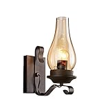 Einfach Kreativ Wandleuchte Vintage Antik Nostalgie Innen Design Wandlampe Rund Weiß Glas Lampenschirm Lampenfassung Rustikale Wandleuchte Antik Wirkende