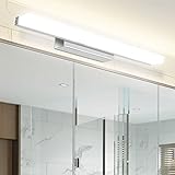 LED Spiegelleuchte, Infankey 40CM Spiegelleuchte Bad, 8W 700LM 4000K 220V, Wasserdicht IP44, Badezimmer Lampe für Badzimmer und Wandbeleuchtung