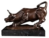 HANDIYA Skulptur Handwerkliche Bronze skulptur Statue Klassische Kuh figürchen Kunst büro Dekoration zubehör Handwerk Modell Dekoration Geschenk