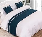 STANGK Hotel Betttuch Bettläufer No Fading Moderne Tagesdecke Dekoration Weiche Bettüberwürfe Für Das Fußende des Bettes Solid Color Home Bettwäsche Protector Für Twin Queen King Size Bett