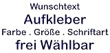 ShirtInStyle Wunschtext Boot Türen Fenster Wunschname Domain Aufkleber SK Folie Autoaufkleber Schriftzug selbst gestalten KFZ Schaufenster