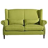 Max Winzer Sofa 2-Sitzer Flora Flachgewebe Apfel