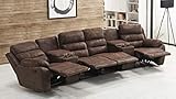 Mapo Möbel Microfasersofa Kinosofa Relaxcouch Fernsehsofa 5131-Cup-42-VF03