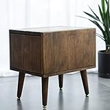 Massivholz-Aufbewahrungsbank, rustikale Aufbewahrungsbank, Bauernhaus-Aufbewahrungskoffer, rechteckiges Ende der Bettbank, Eingangsbereich, Schuhbank, Braun, 40 x 30 x 38 cm (16 x 12 x 15 Zo