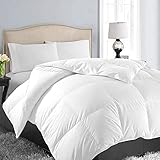 DUANDUAN Bettdecke 220x 240cm 4 Jahreszeiten Bettdecke,Mikrofaser Steppdecke, Weiche und Bequeme Ganzjahresdecke, Deal für Allergiker, Weiß