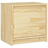 vidaXL Massivholz Kiefer Nachttisch Nachtschrank Nachtkonsole Nachtkommode Schlafzimmer Schrank Kommode Beistelltisch 40x30,5x40cm