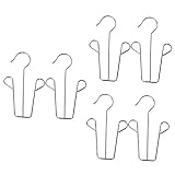 Cabilock 6 Stück Schuhregal Zum Trocknen Von Schuhen Metall-Schuhaufhänger Schuh-Display-Haken Gürtelaufhänger Metall-Schuhregal Aufbewahrungsbügel Schuhhaken