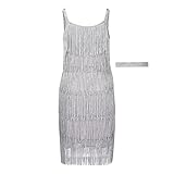 Pianshanzi Abendkleidung Damen Frauen Quaste ärmellose Sling Camisole Gürtel Kleider Abendgesellschaft Strandkleid Etuikleid Hochzeitsgast