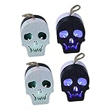 CAXUSD 4 Stücke Dekoration Lichter Halloween Kerzen Asthetische Zimmer Dekoration Dekorationen Für Zuhause Halloween Kürbis Kerze Halloween Kerze Teelichter Decoraciones Para