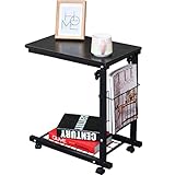 GRFIT Arbeitstisch Einfache und Moderne Mobile Nachttisch-Laptoptisch-Tischlift Kleine Couchtisch-Beistelltisch Computertisch-Sofa Kleine Schreibtisch Büro Tisch Schreibtisch (Color : C)