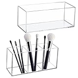 suaywo 2er Set Abnehmbar Kosmetik Organizer Stapelbar Durchsichtig Kosmetik Schmink Aufbewahrung für Nagellack und Lippenstift Waschtisch Badezimmer
