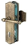 Alpertec 32253200 Schützen Sie Ihre Werte Geprüfter Schutzbeschlag Klasse 2 für Wohnungseingangstüren Sicura Mount Everest HS 72 mm Bronze Antik Griffplatte/Drücker Türgriffe Türklinke Türbeschlag …