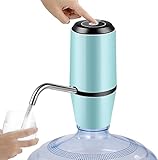 MObyat Elektrischer Wasserspender Elektrischer Wasserspender, 5 Gallonen Wasserflaschenspender, USB-Aufladung, Wasserflaschenpumpe, tragbare Wasserspenderpumpe für das Heimbüro