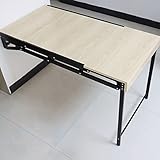 Wand-Klapptisch Küchenständer Küchen-Esstisch Balkon-Computertisch mit Regal Holz-Klapptisch Kinder-Arbeitstisch Bar Outdoor-Büro Geeignet für Arbeitszimmer, Büro, Balkon, Küche ( Color : Maple , Size