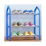 Schuhregal, Organizer, Regal, Schuhregal, 3 Etagen, Schuhregal, Aufbewahrungsorganisator, Mehrzweck-Schuhregal aus Metall, Turmschrank für Wohnzimmer, Eingangsbereich, Flur, Schrank, Schuhregal (Farbe