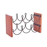 weinregal Arbeitsplatte Weinflaschenaufbewahrung, robuster Stahl-Kabel-Rack for Home Bar & Cuits Hols Standard & Große Weinflaschen flaschenregal