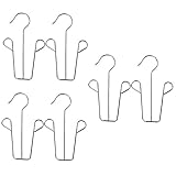 Cabilock 6 Stück Schuhregal Schrank Wäscheständer Gürtel Kleiderbügel Innenkleidung Wäscheständer Hängende Schuhhaken Schuhhalter Metall Schuhe Kleiderbügel Schuhe Organizer Schuhe