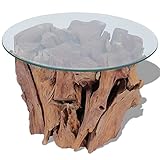 Couchtisch Beistelltisch Couchtisch Sofatisch Teetisch Cocktailtisch Pflanzenständer Wohnzimmertisch Massivholz Teak Treibholz 60 cm