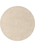 benuta NATURALS Wollteppich rund Berber Cream ø 150 cm rund