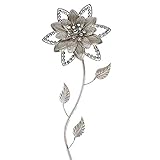 Formano Wandblume 70cm silber