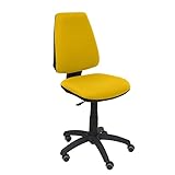 Piqueras y Crespo Silla Elche CP Bali Amarillo RUEDAS DE PARQUET Bürostuhl, Acacia, Multicolour, One Size