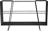 Kare Design Regal Mesh, modernes Regal, schwarze Konsole, offenes Sideboard, (H/B/T) 78x120x31,5cm