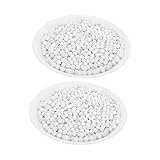 Yardwe 2 Blumentöpfe Keramikvasen Aquarienpflanzen Bunte Blumentöpfe Hydrokultur Tonkiesel Blumendekor Sukkulententopf Kulturerde Stein Ceramsit-Erde Ceramsit-Material Weiß