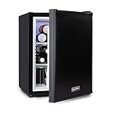 Klarstein Mini Kühlschrank für Zimmer, 40L Mini-Kühlschrank für Getränke & Kosmetik, Kleine Minibar, Kühlschrank Klein & Leise, Verstellbare Ablagen, Kleiner Skincare Kühlschrank 5-15°C