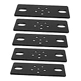 YARNOW 5 Stück Möbel-Eckcode-Zubehör Metall-Reparaturhalterung Eisen-Ausbesserungsplatte Möbelverbindungsplatten Quadratischer Ständer Sofa-Anschlüsse Metallklammern Möbelzubehör