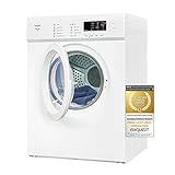Exquisit TWP 802-6 Wärmepumpentrockner | 8 kg Fassungsvermögen | Energieeffizenzklasse A++ | Weiß