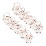 Yardwe 10 Stück Mini-Einkaufskorb Babynahrungsbehälter Chip-Behälter Mexikanische Vase Mini-Körbe Für Geschenke Miniatur-Körbe Zum Basteln Winzige Körbe Fotografie-Requisite