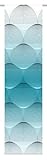 Home Fashion SCHIEBEVORHANG DEKOSTOFF Digitaldruck BENARI, Stoff, Petrol, 245 x 60 cm