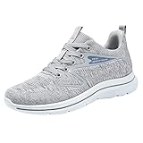 YANFJHV Sneakers Herren Mode Schnürschuh, Modern Turnschuh Outdoor Sportsschuhe Freizeitschuhe Leicht Atmungsaktiv Flach Laufschuhe Running Schuhe Bequem Fitnessschuhe Lässige Männer - Schuhe